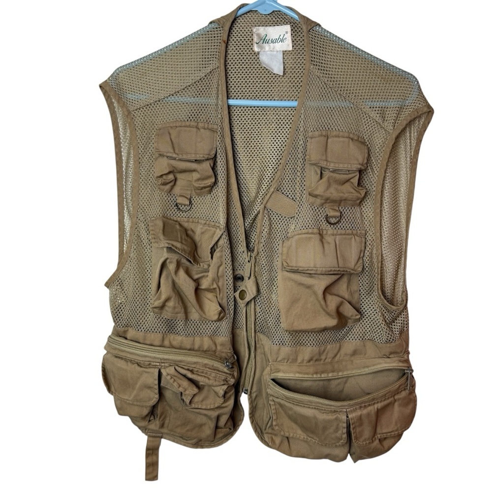 Vintage Ausable fishing vest
